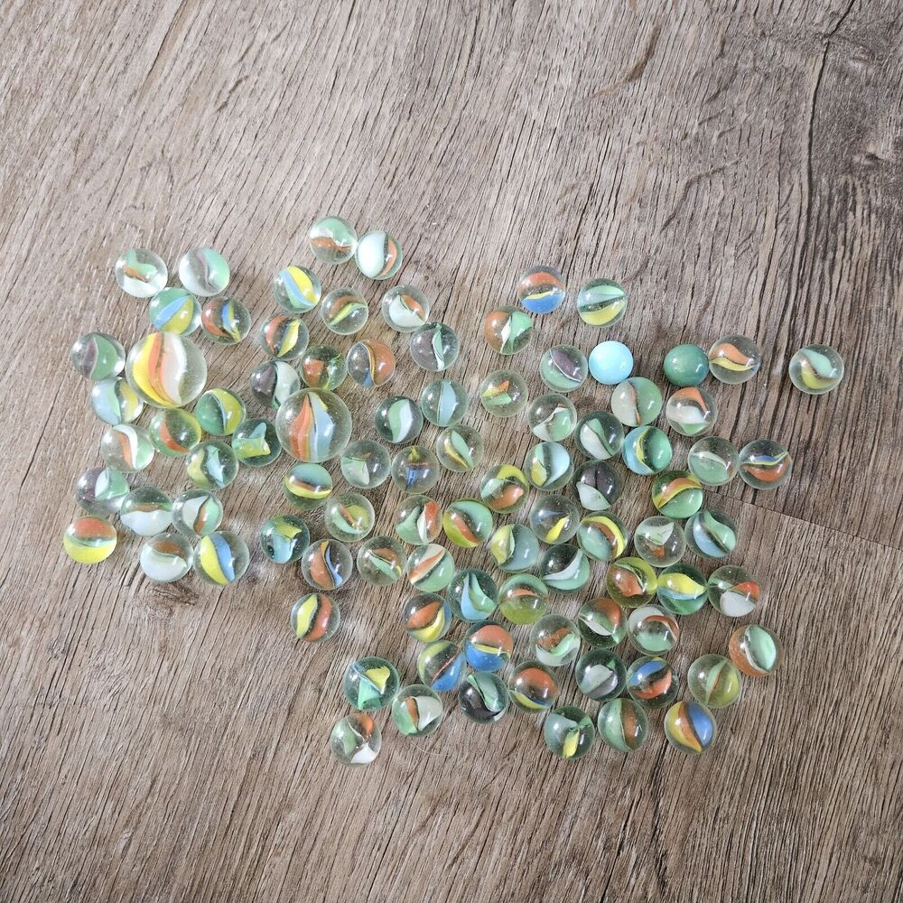 Huge Lot Of Vintage Cats Eye Marbles